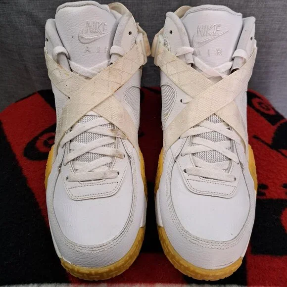 %Size 13 Nike Air Raid White Gum White Basketball Shoes DJ5974-100 Men / A 22